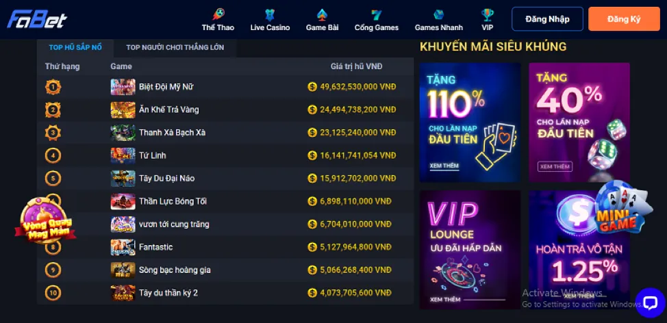Tổng quan khuyến mãi 78win9 link mới